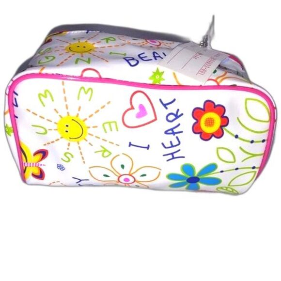 Gabaangs NWT Fun Colorful Cartoon Graphics Makeup Bag, 7.5"X4"X4" - Picture 5 of 6